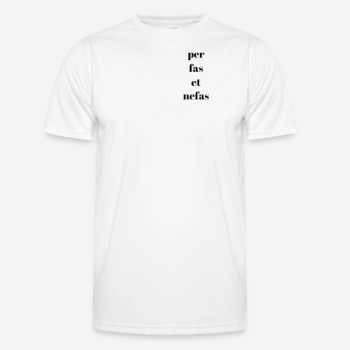 Preview: Vorderansicht eines weißen VIVERE MILITARE EST Regular T-Shirts